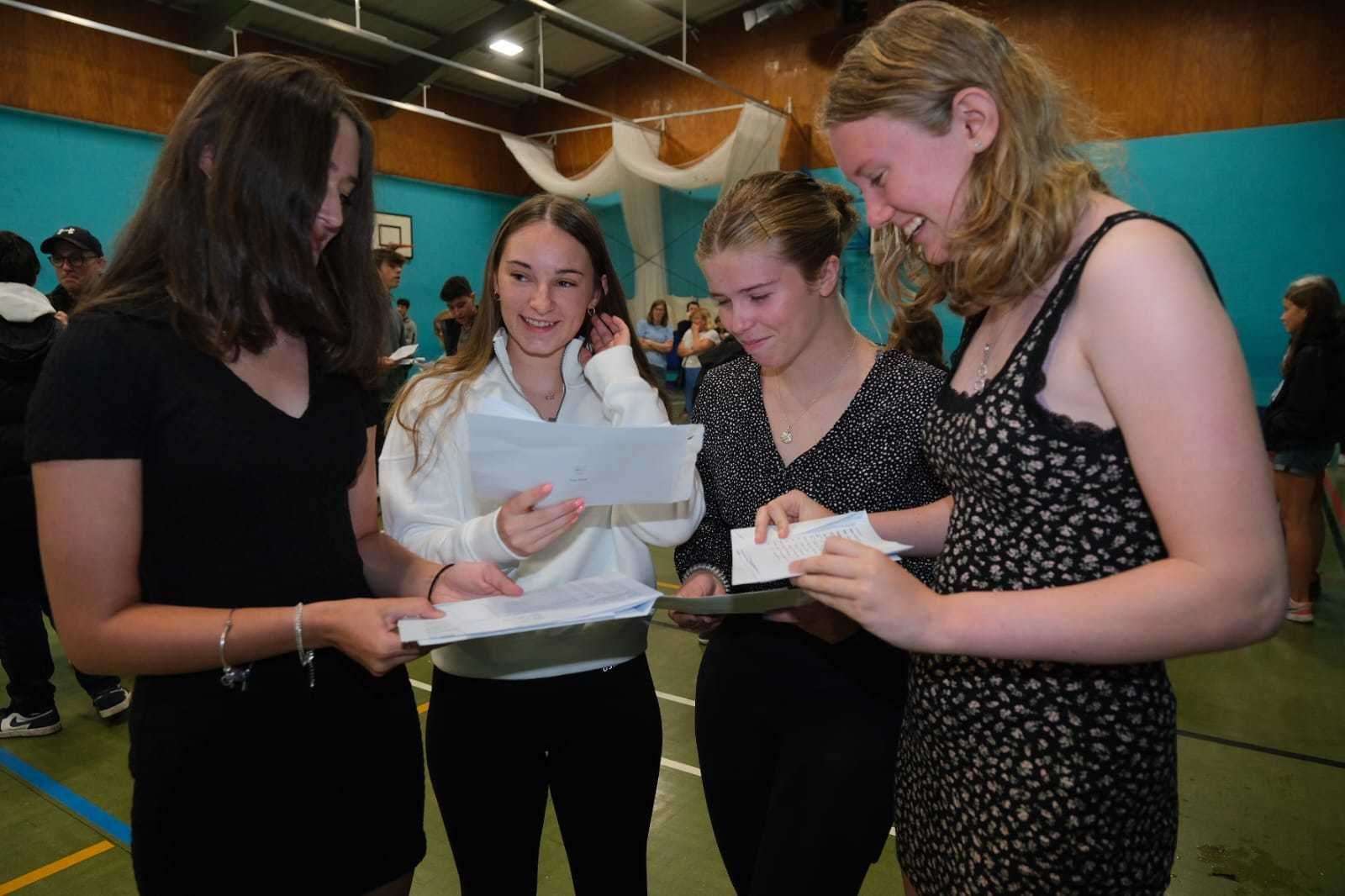 Park House School pupils received their results this morning (58880592)