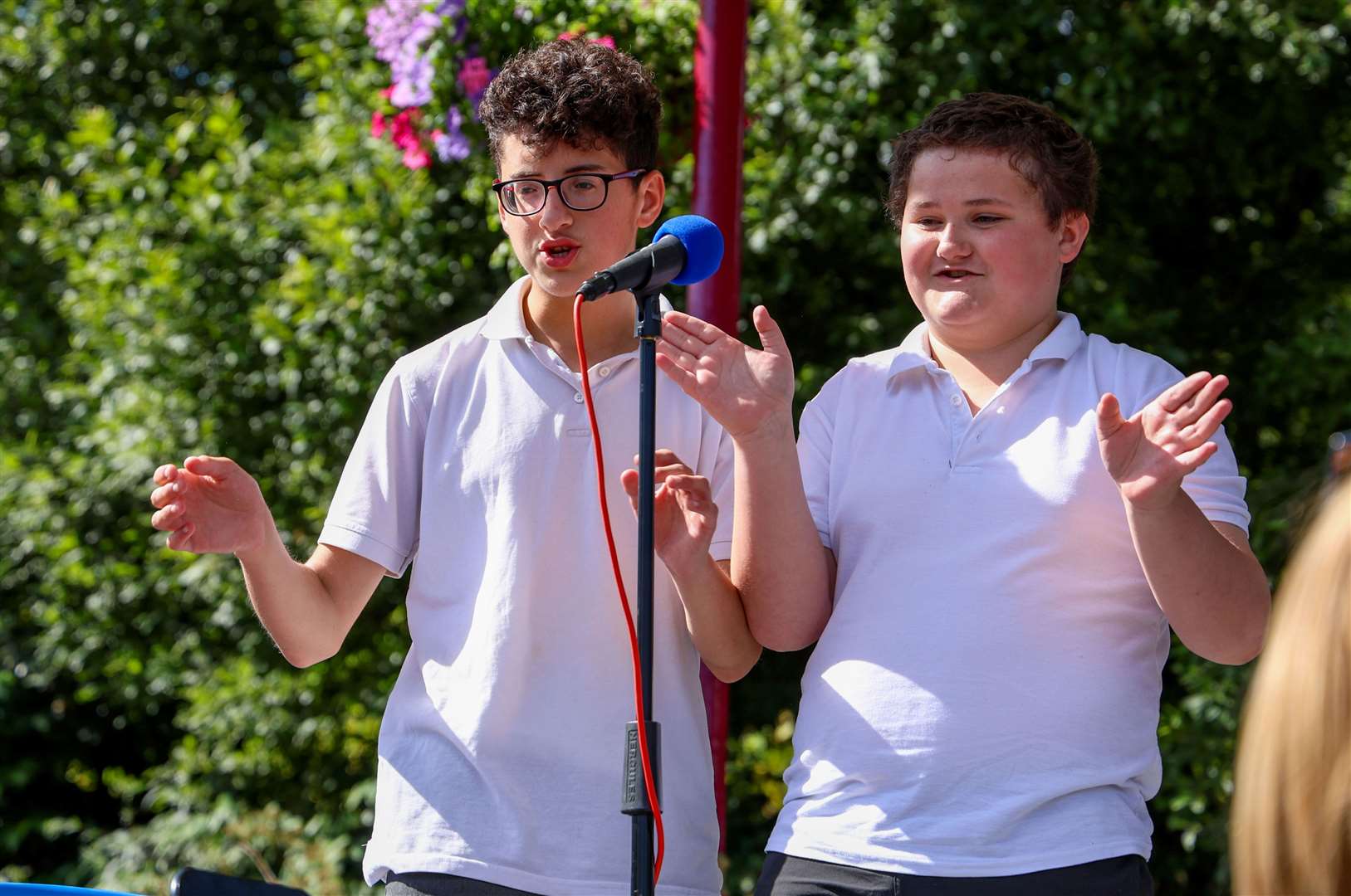 Victoria Park for a morning extravaganza by The Castle School, Post 16 and Castle @Theale