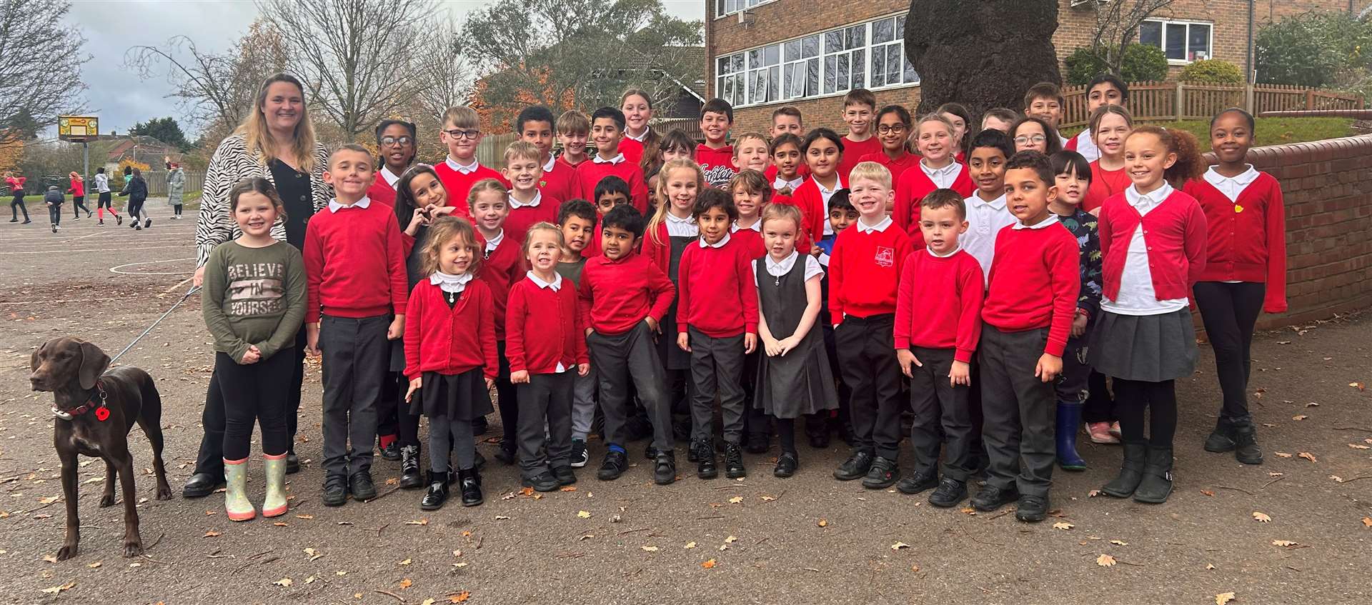 Calcot school pupils