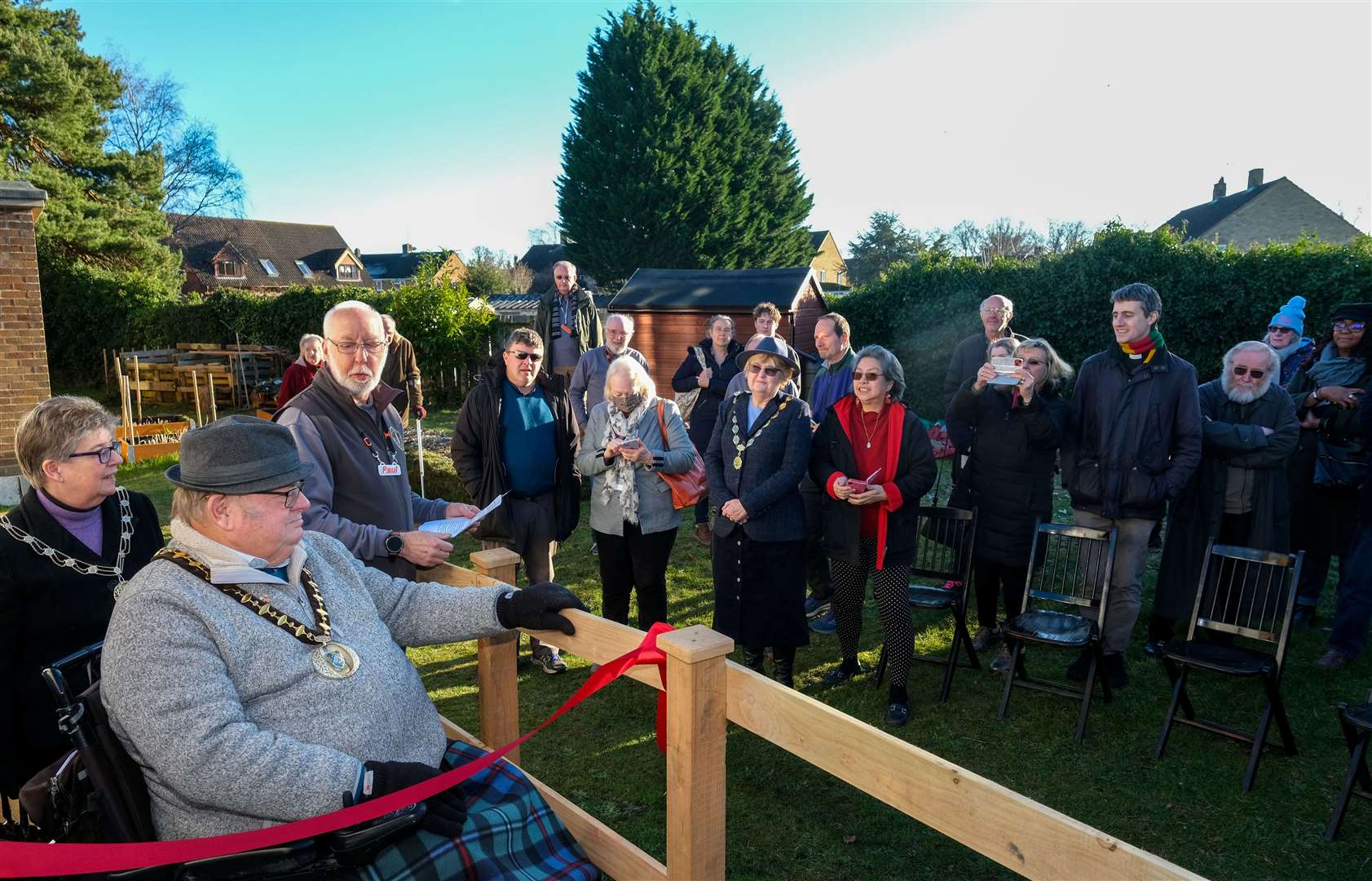 Tadley Men’s Shed had its workshop officially opened by the Basingstoke and Deane mayor David Leeks on January 19