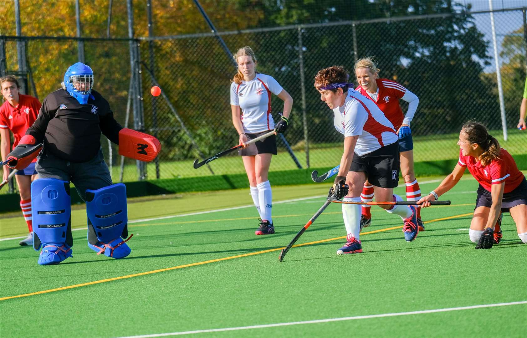 Action from the third team’s 2-0 win over Yateley 2nd. Pictures by Phil Cannings