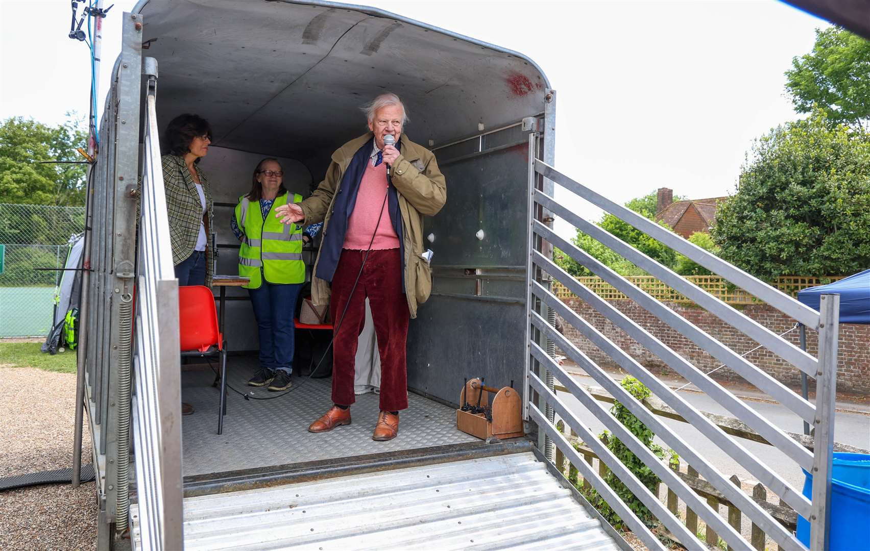 Lord Iliffe opens the fete