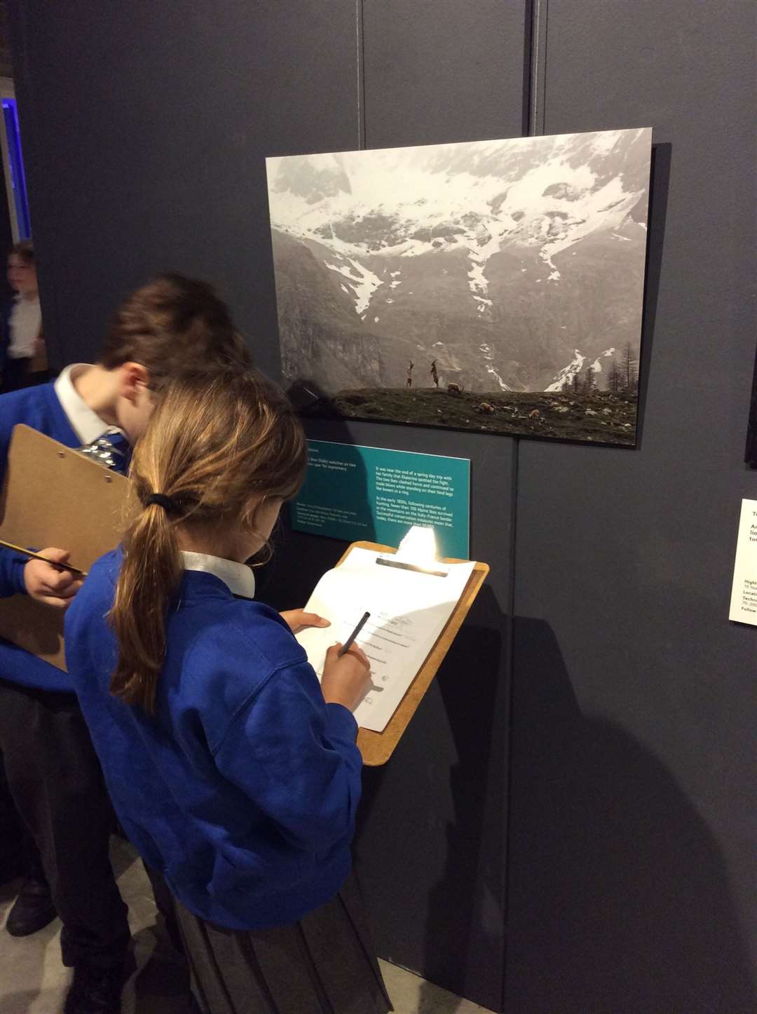 John Rankin visit to Wildlife Photography exhibition at The Base