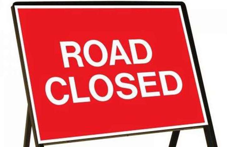 Lower Way closed for roadworks