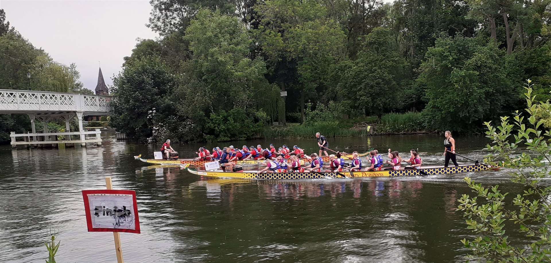 The six teams took to the water on Saturday, June 18