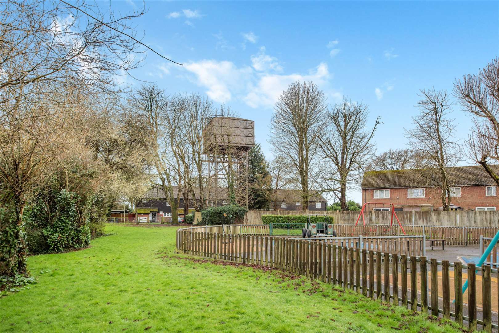 The disused water tower is located in Eagle Road in Bishops Green, just south of Newbury, credit: Savills