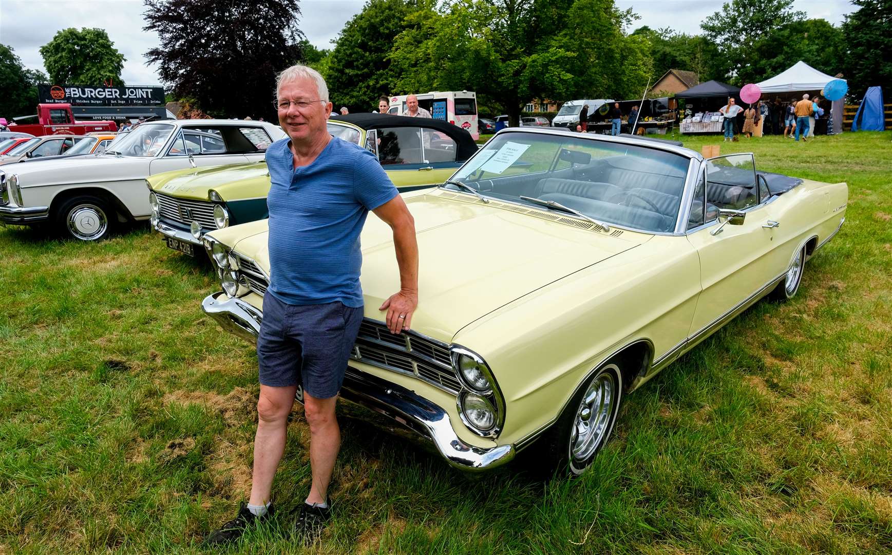 Gary Sydney-Smith with his Galaxies Convertible 1967