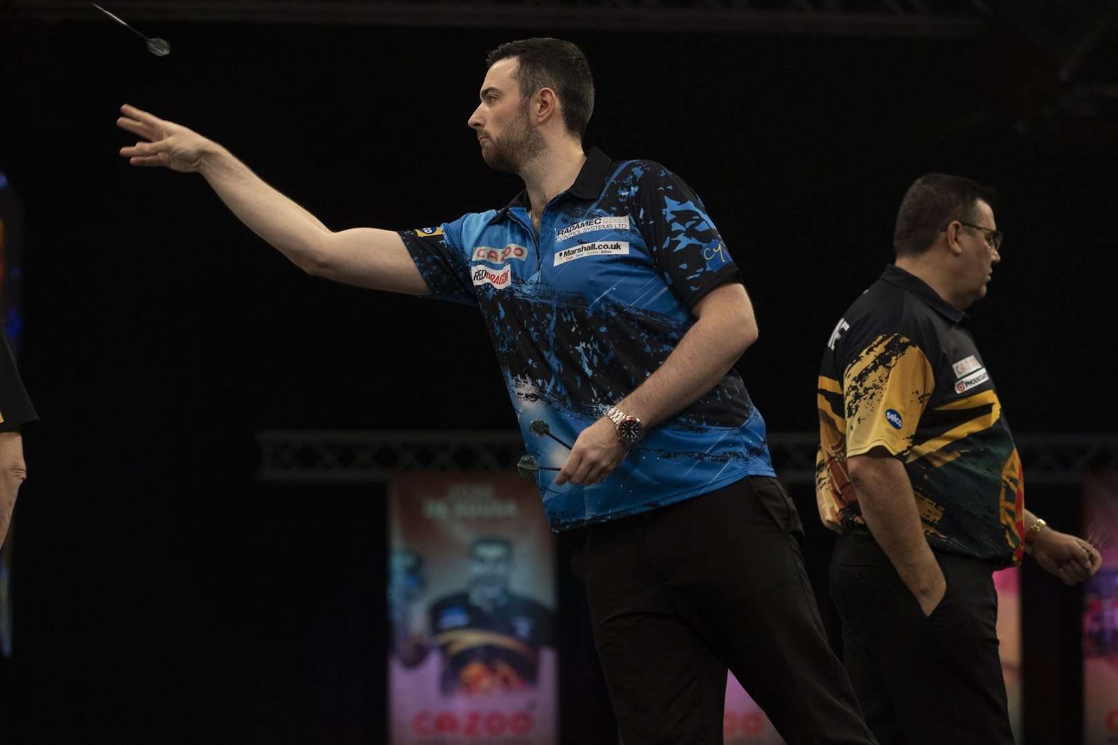 Luke Humphries is preparing for another World Championship Pic: Lawrence Lustig/PDC