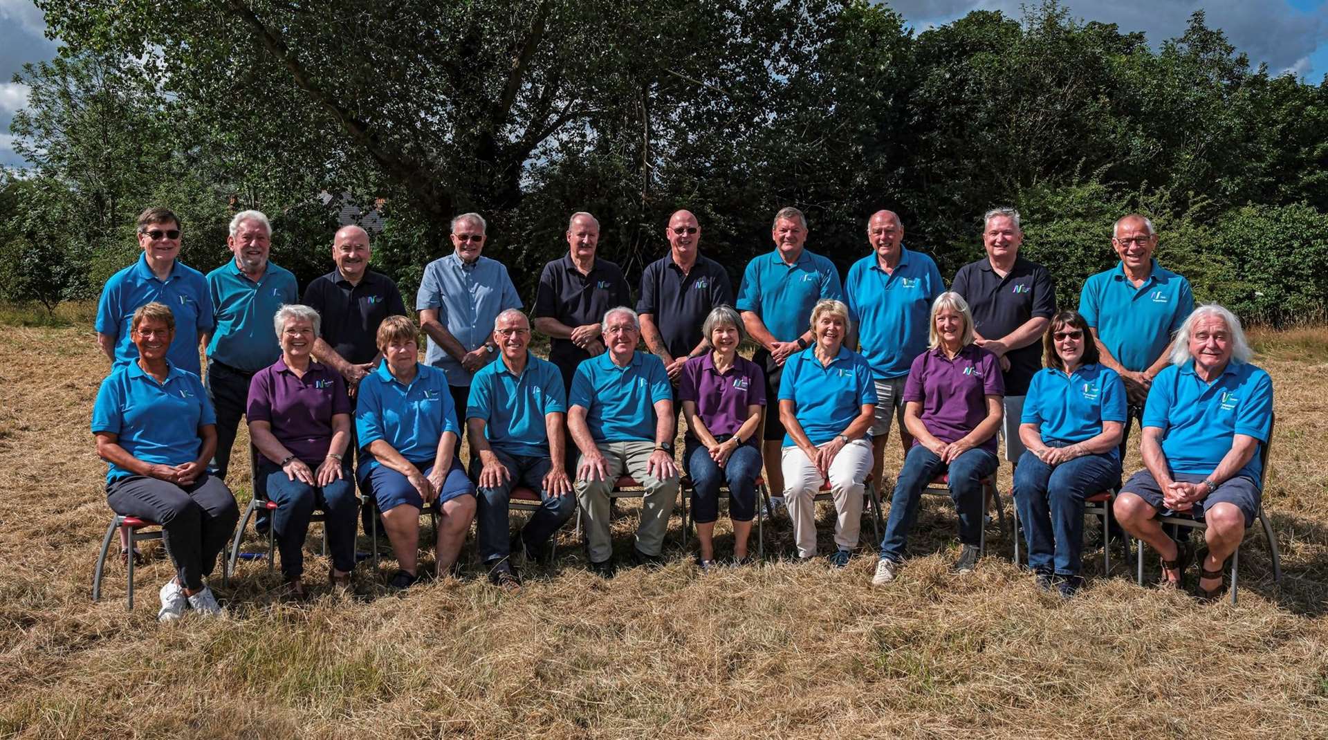 Volunteers drivers with NCC Chair Dave Ormrod (front row centre) and director of operations Helen Milroy (front left)