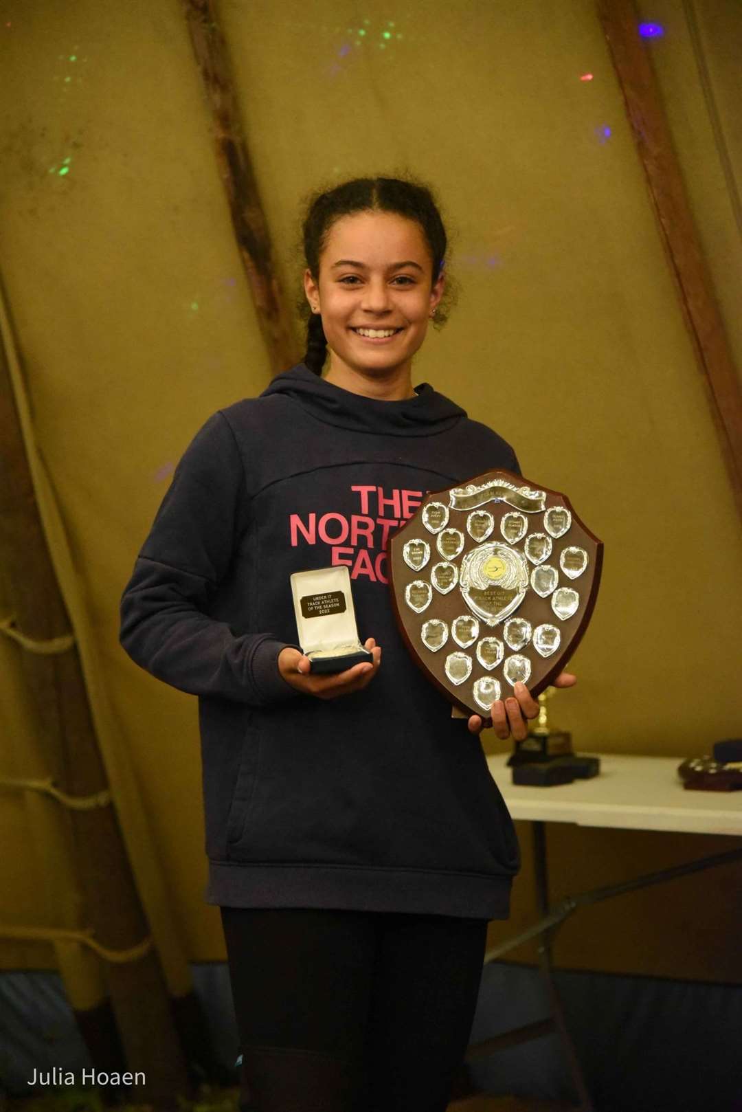 Eve Brown - best under-17 track athlete