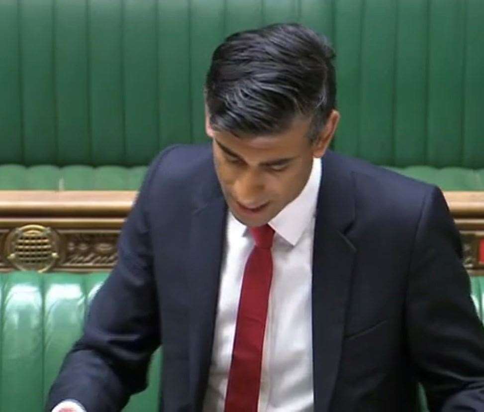 Rishi Sunak responds to Laura Farris MP (credit: parliamentlive.tv). (48545697)