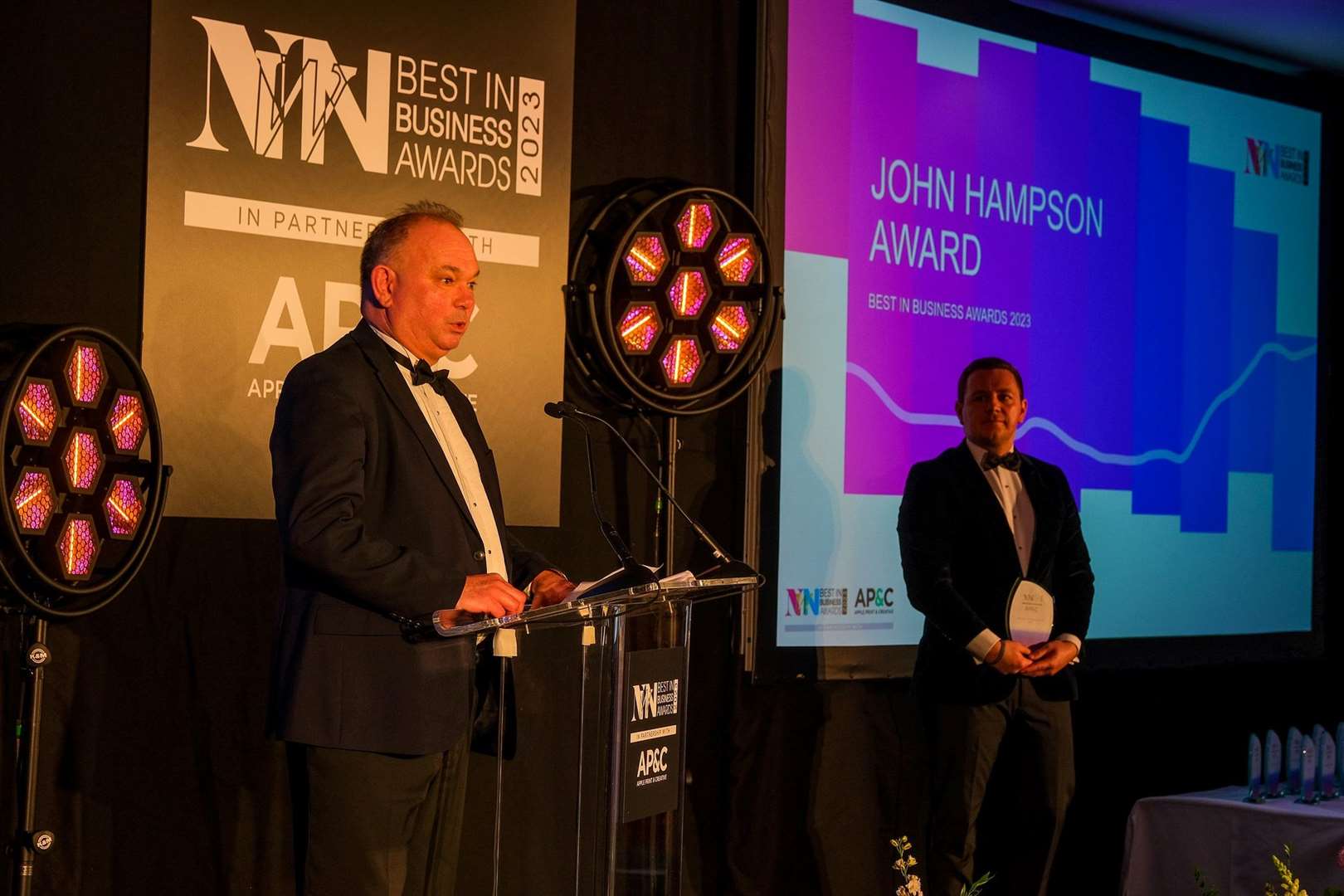 We will again be giving out the John Hampson Award, in memory of a much-loved NWN colleague who helped build the business awards into the gala event it is today