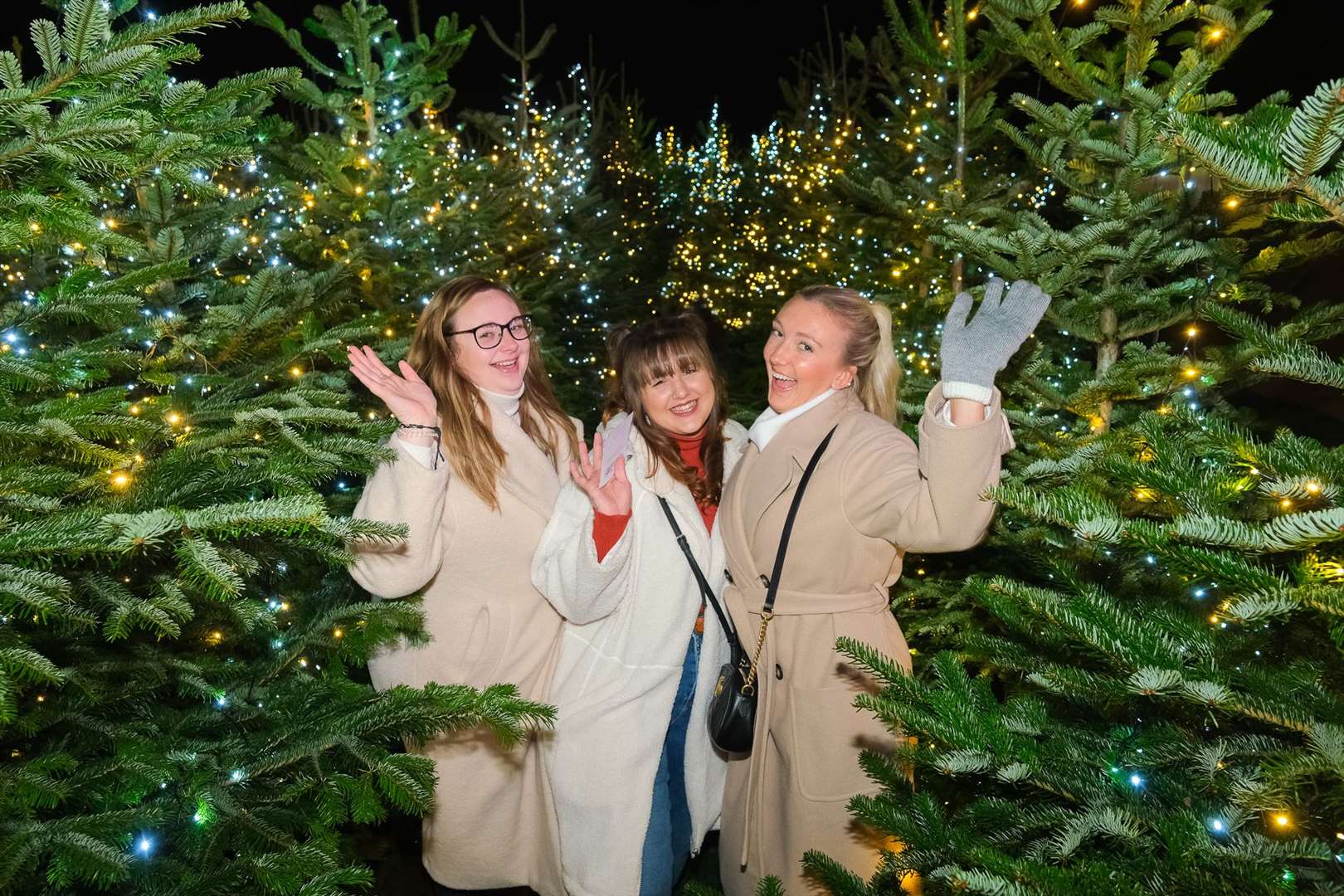The Great Chrsitmas Carnival - In the Christmas tree maze .Lauren Dunnett, Zoey Ehteridge, Annabel Richards. (60950022)