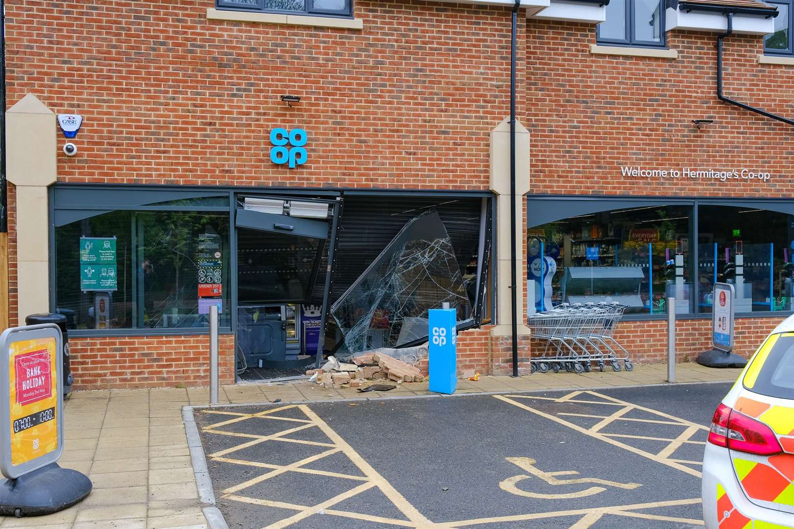 This is the second time the store has been broken into