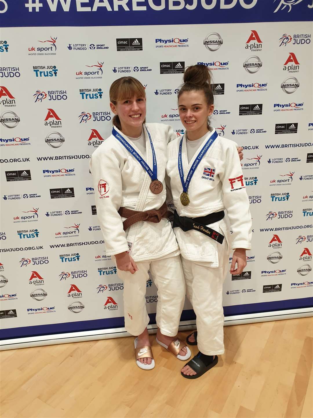 Olivia Delahunty and Leah Hasler