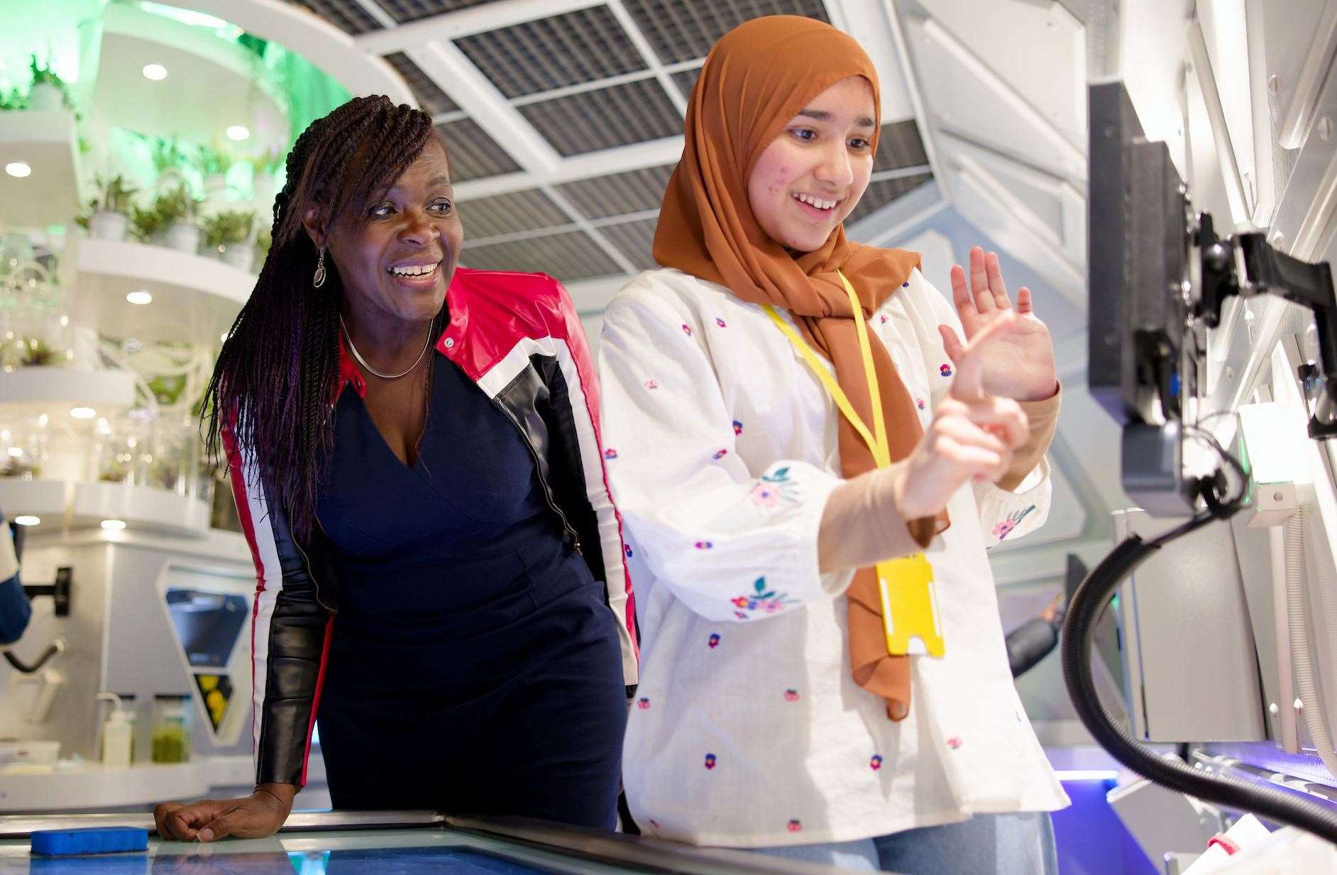Dame Dr Maggie Aderin at the National Space Centre Image: Cover Media