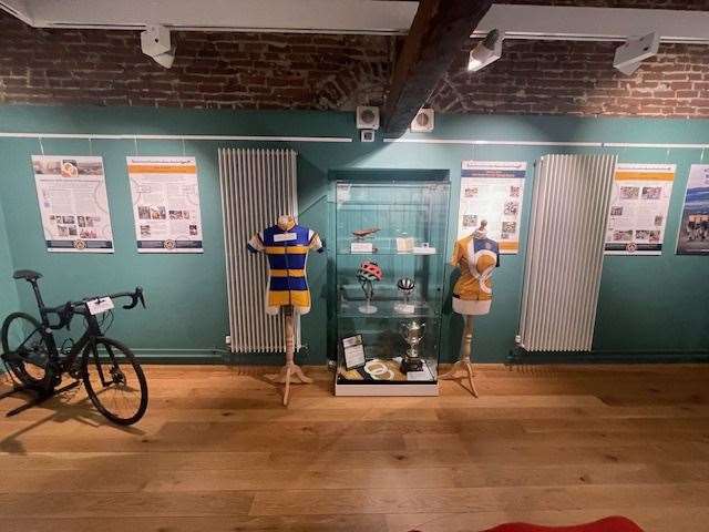 Newbury Road Club's exhibit at the West Berkshire Museum