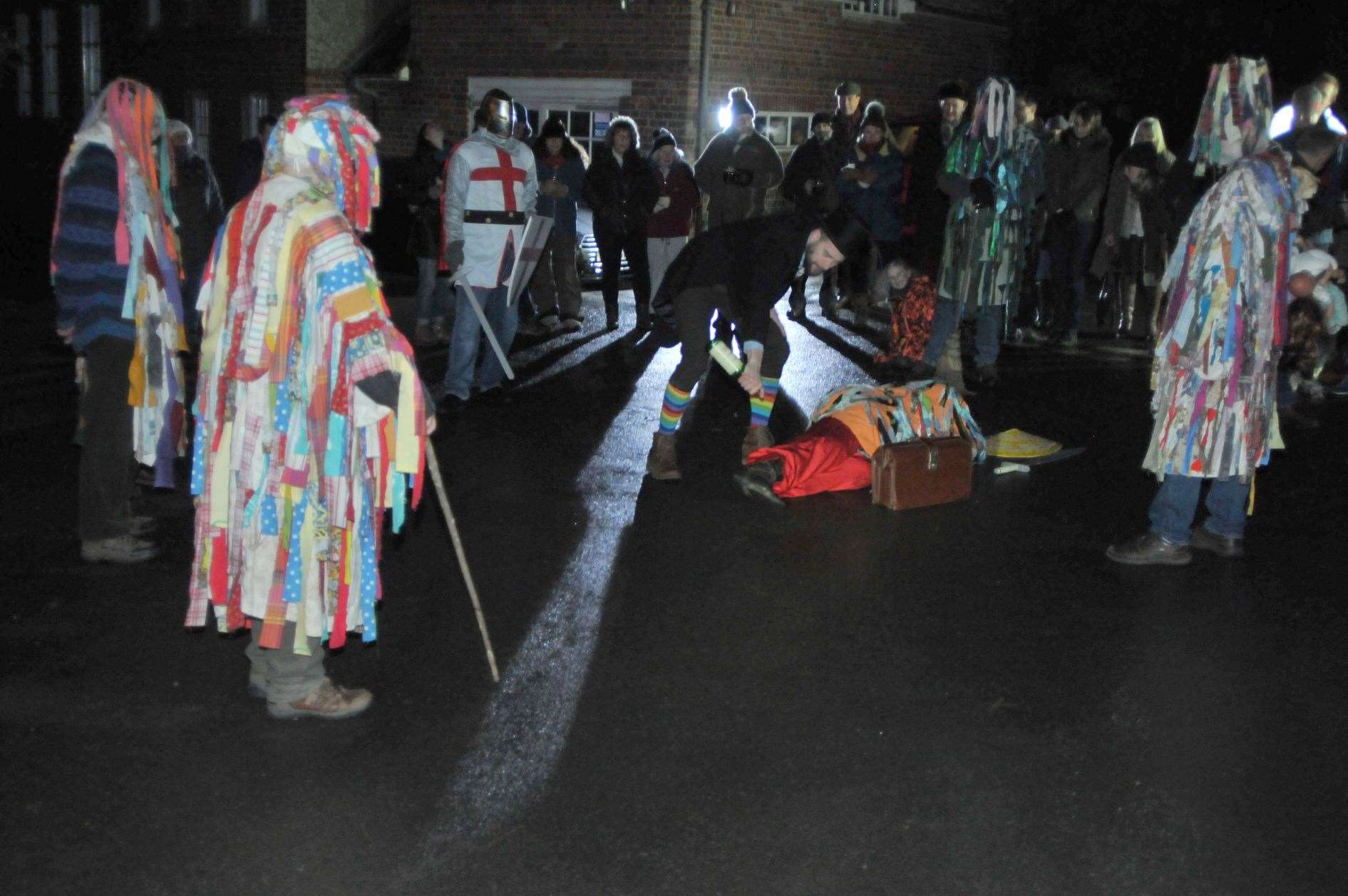 Mummers at The Bell at Aldworth Pic: Geoff Fletcher
