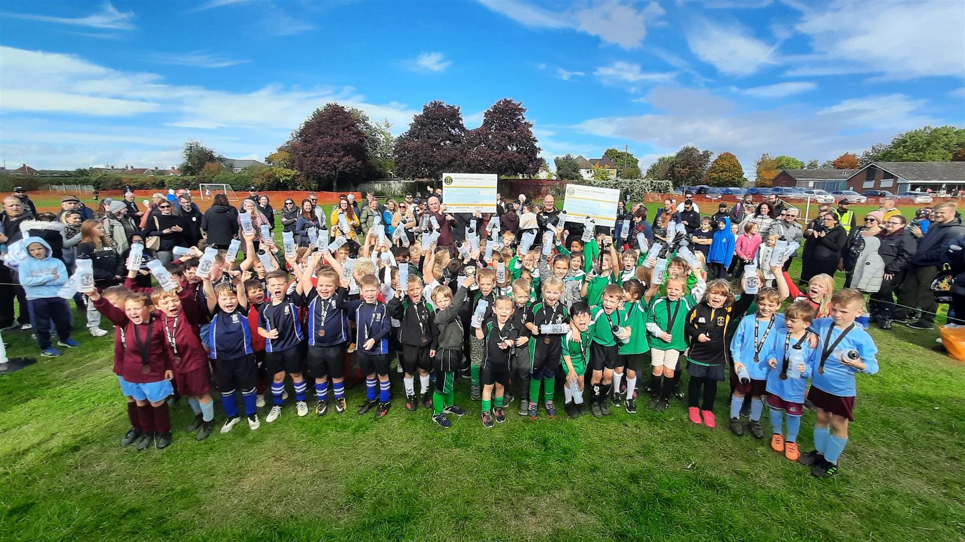 The five-a-side football festival stars. Picture: Thatcham Tornadoes
