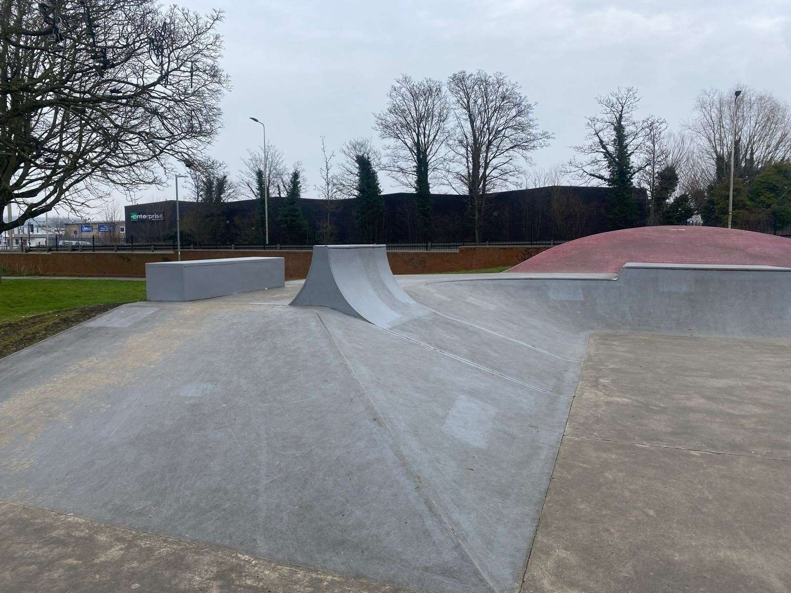 Mr Young and his fellow skaters want Newbury Town Council to install lights at the skatepark so that it can be used after dark during the winter months