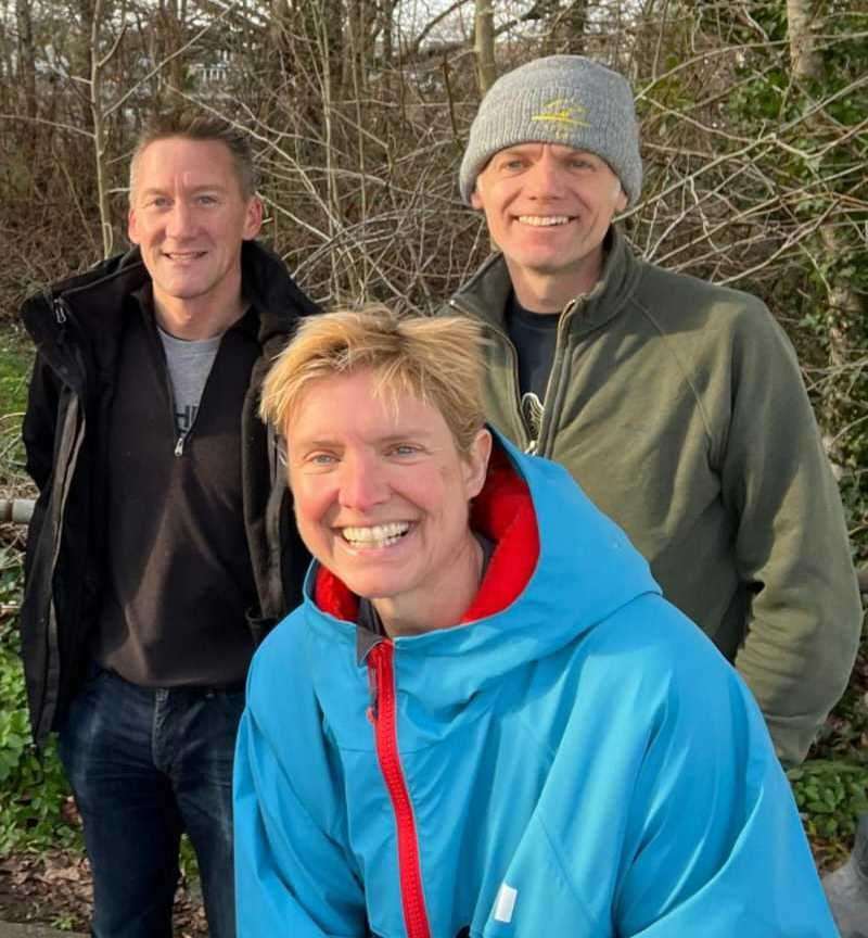 Rebecca with Paul and Alex