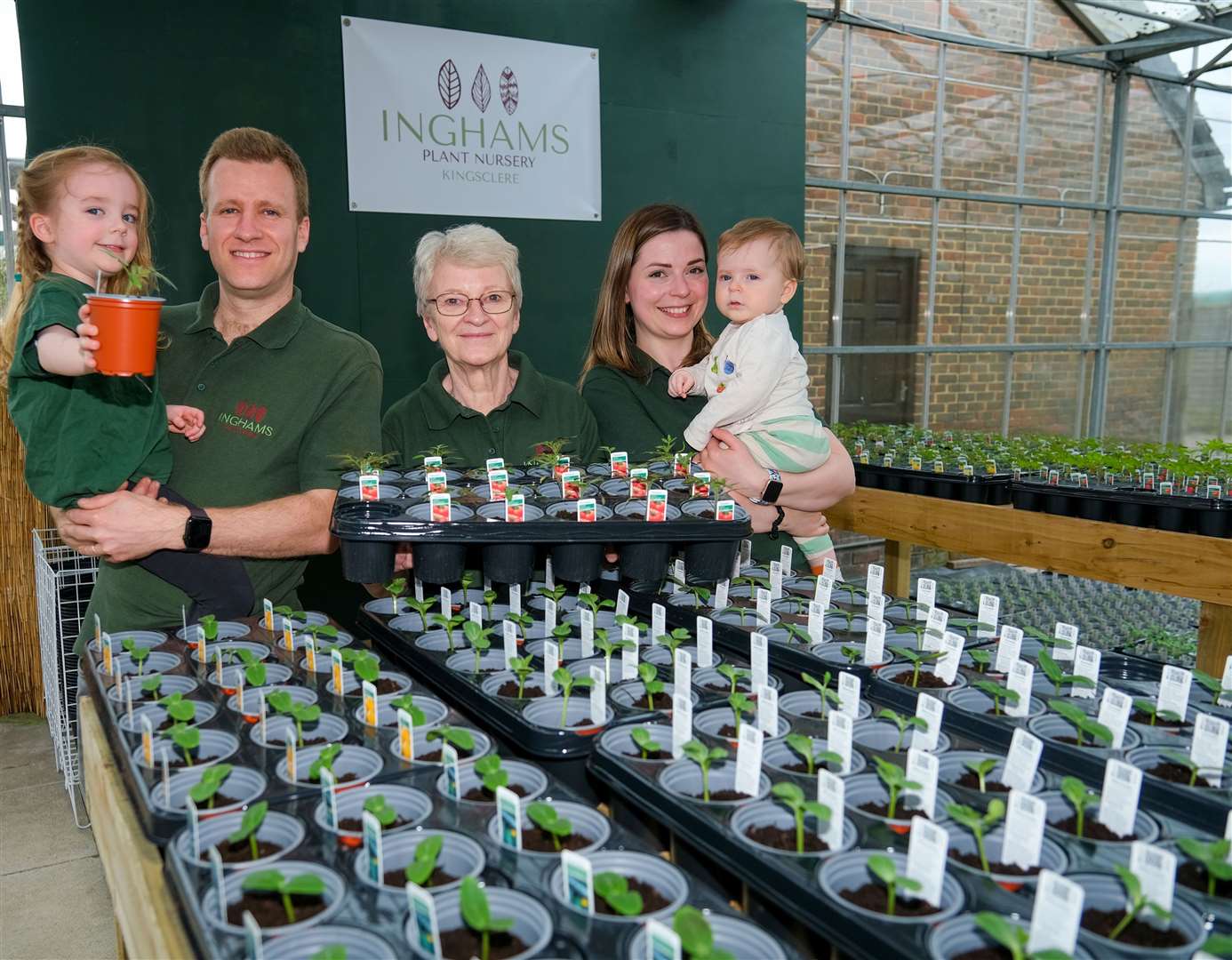 The Ingham’s are selling 80 different types of plants this year