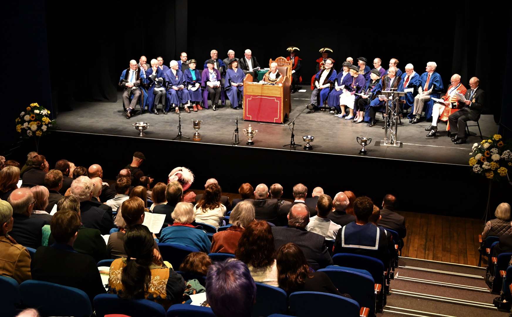 The ceremony was attended by 250 people