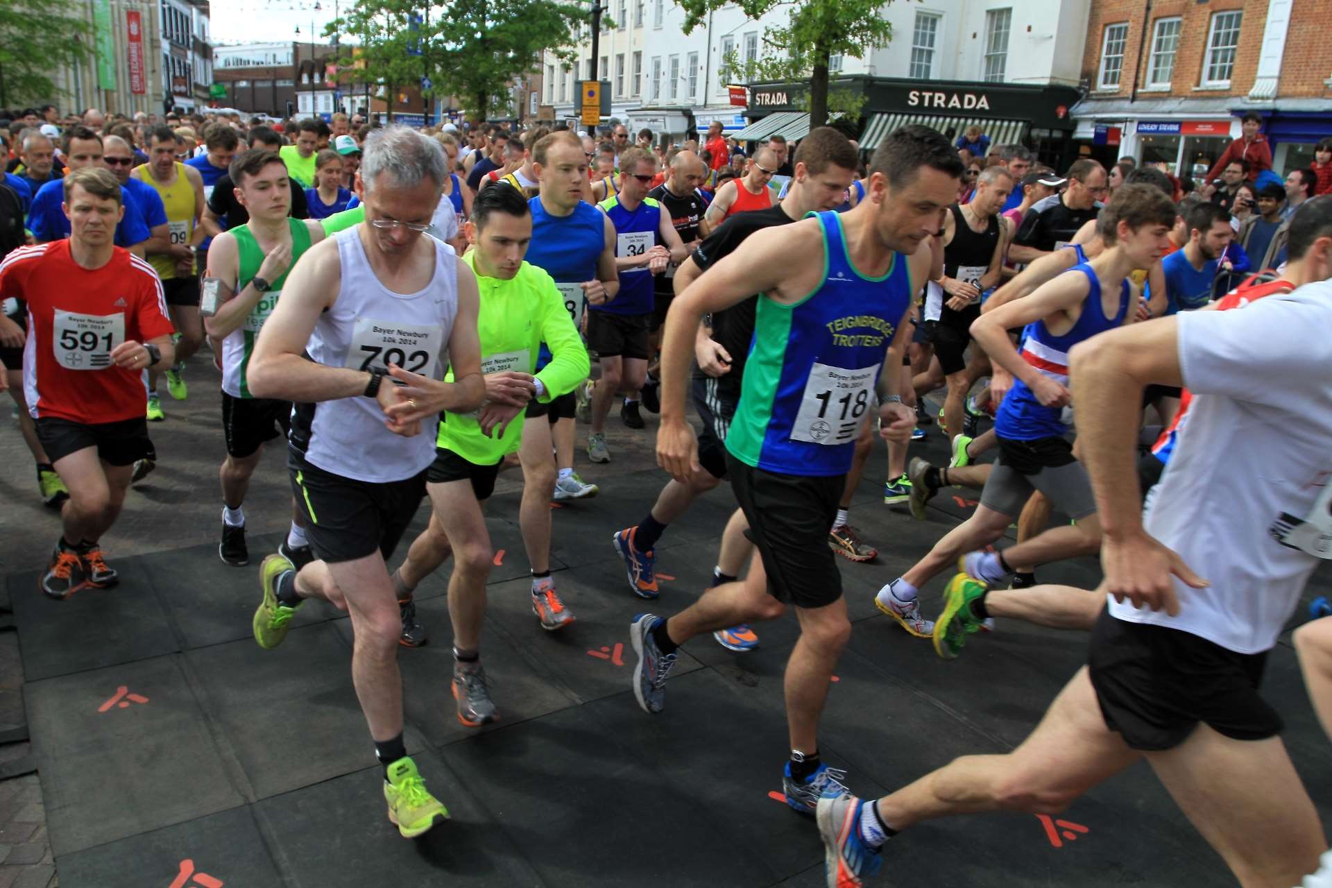 The Newbury 10k race has been run for several years