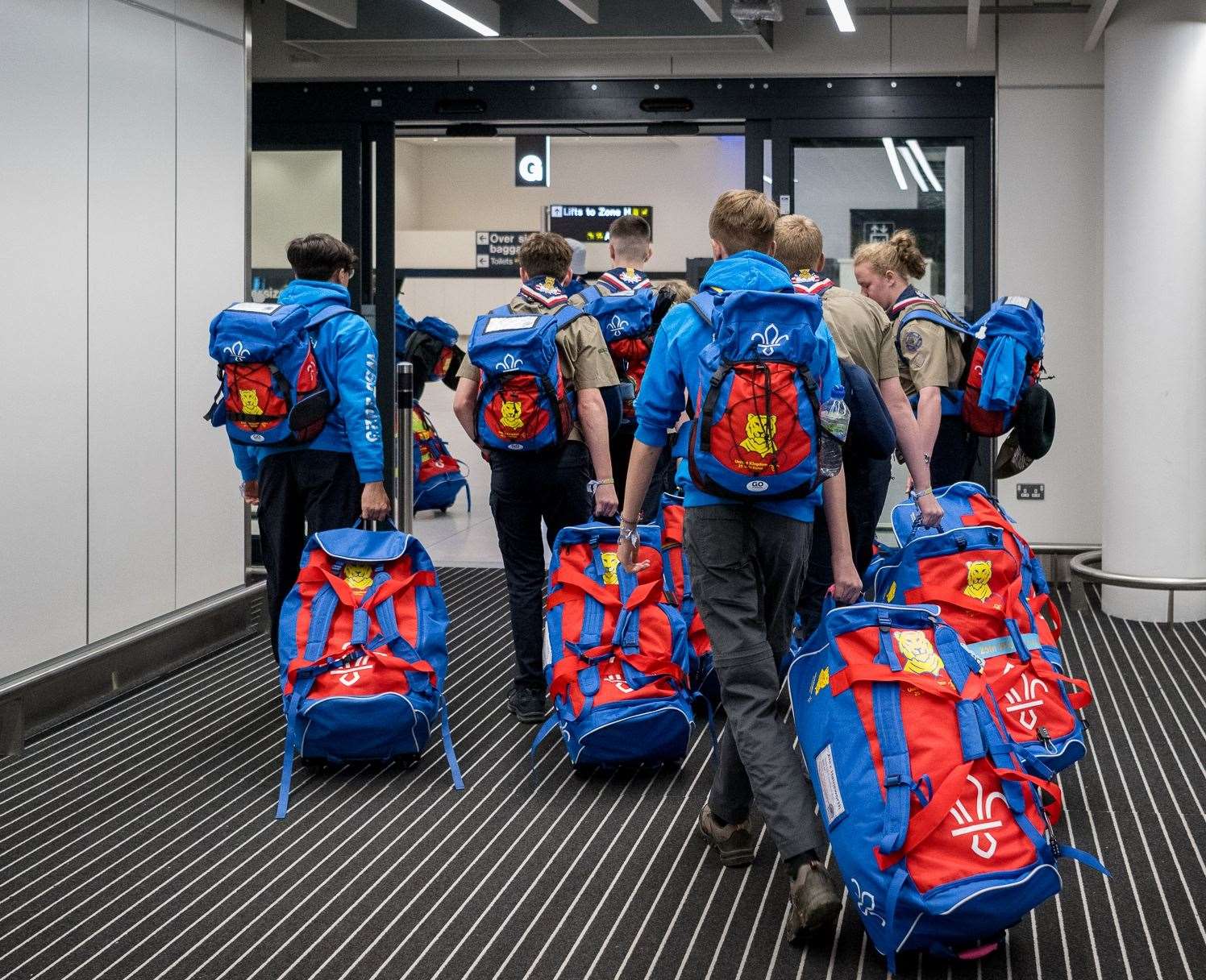 The Scouts heading out, picture: Scouts