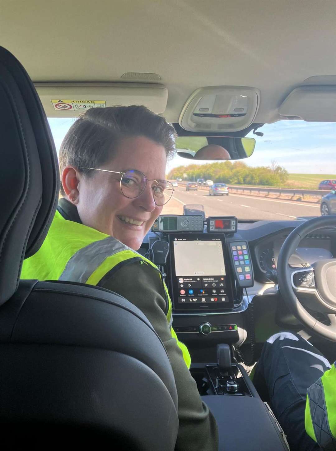 MP Olivia Bailey on the A34