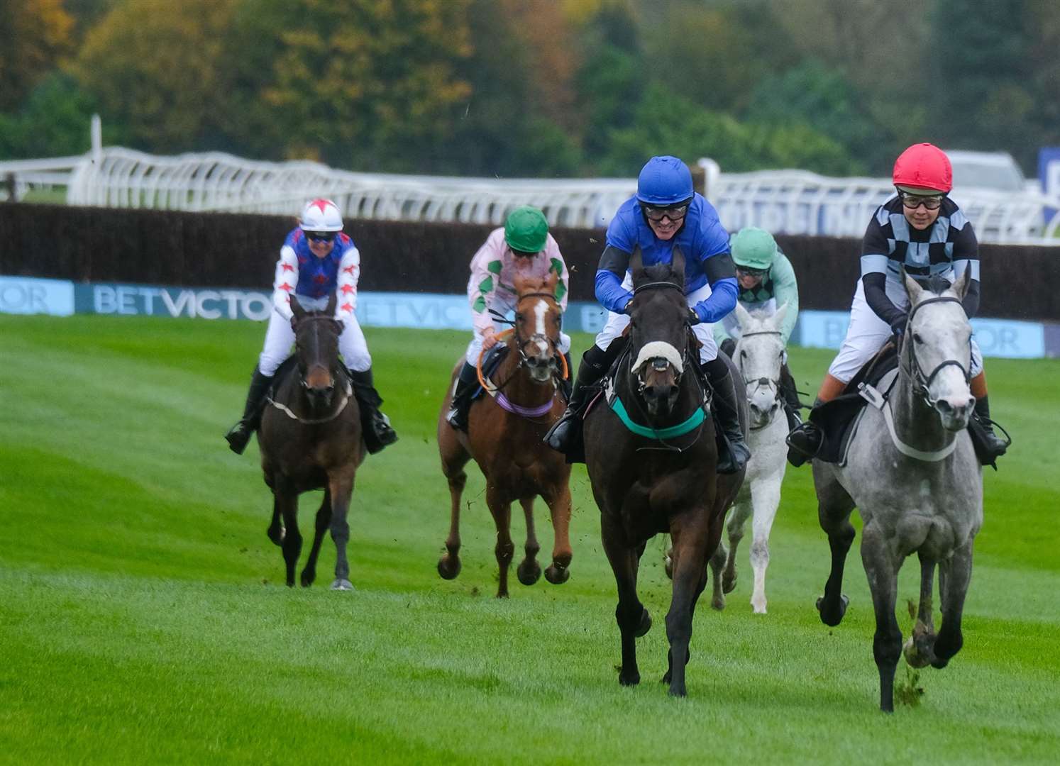 The British Horse Society Charity Race won by Amy Ferris on Stately Home