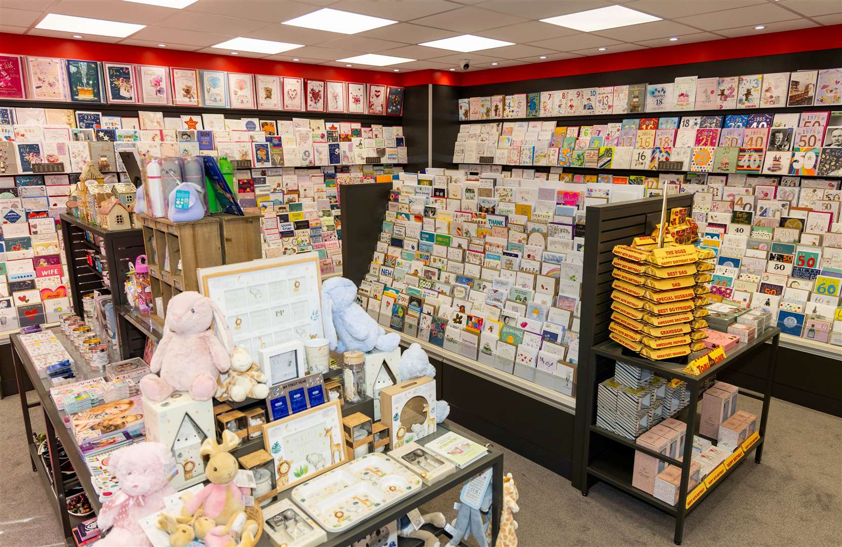 Classic cards and new gift items on display