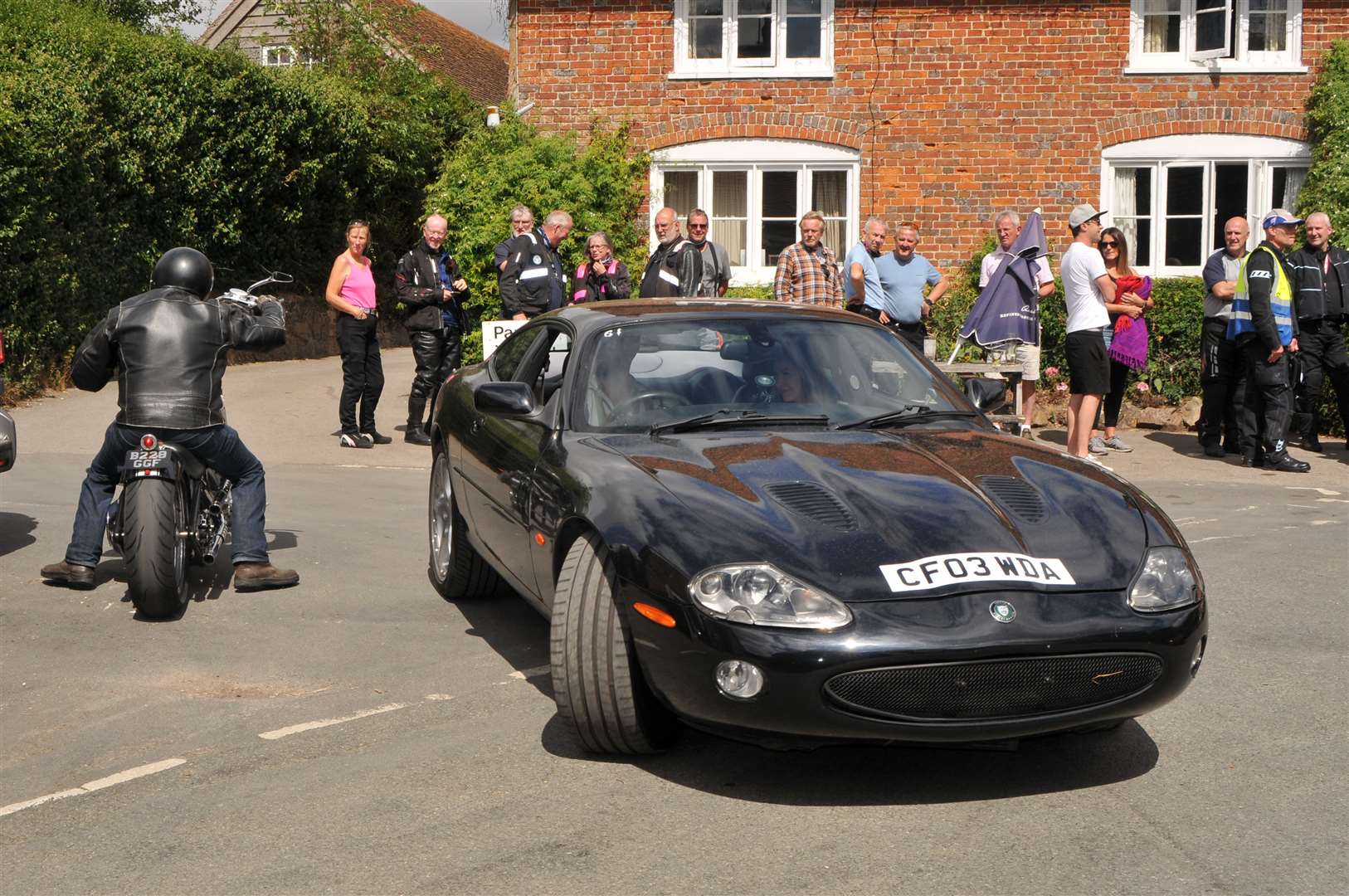 The Bell classic car meet, Jaguar, picture Geoff Fletcher