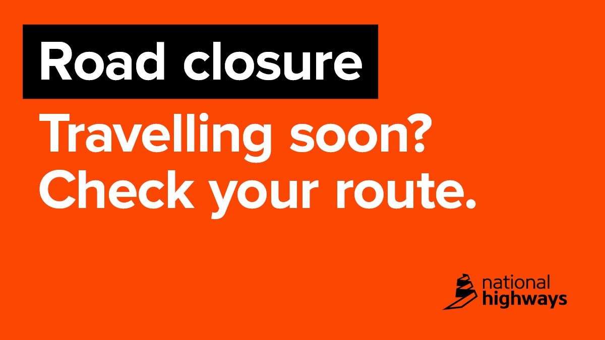 Part of the A34 remains closed this morning after roadworks overrun. Pic by National Highways
