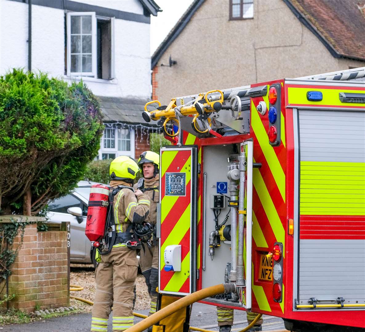 House fire on Enborne Road