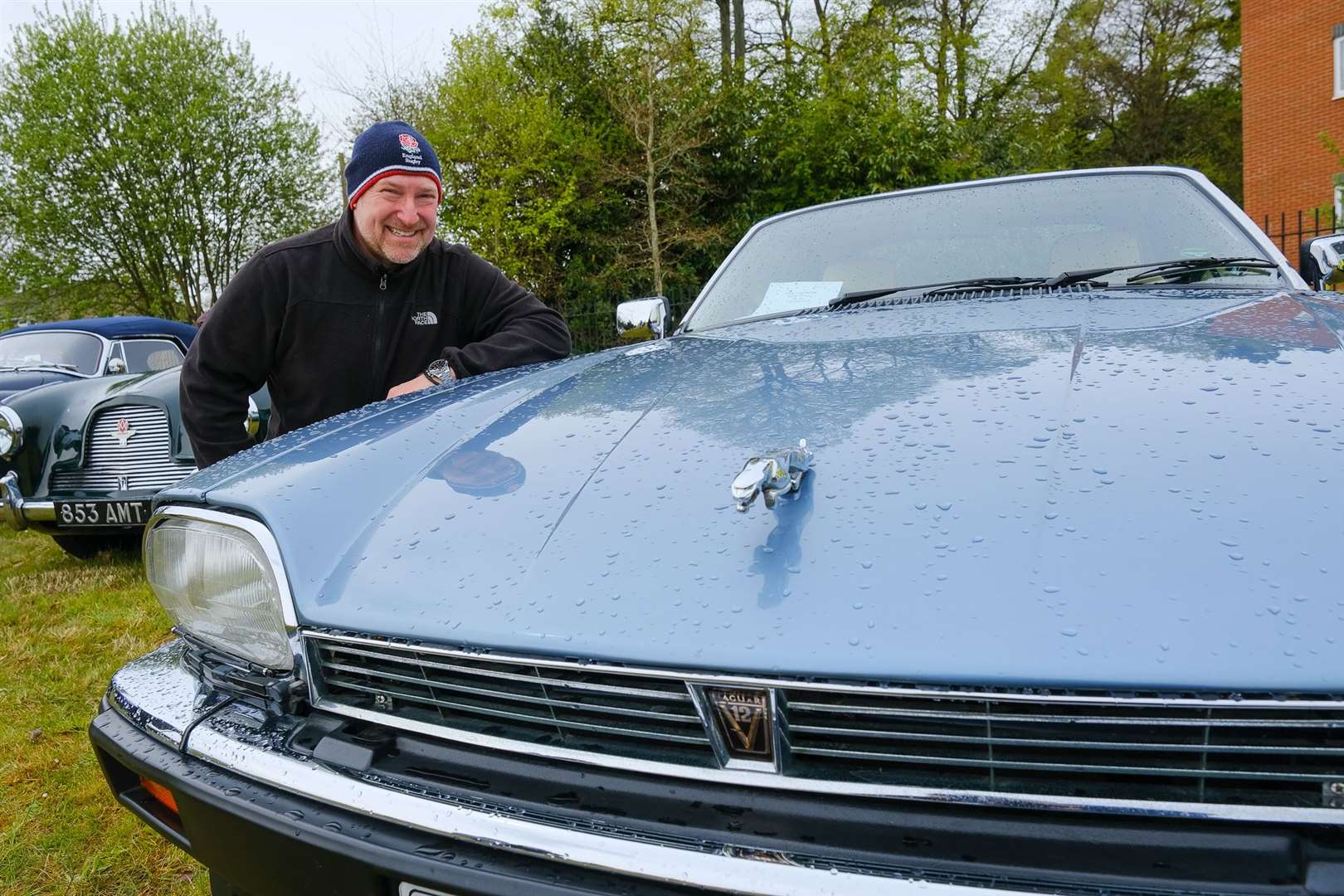 The 1st Hungerford Rotary Club Classic Car Show George Fry with his Jag X-J-S (56420164)