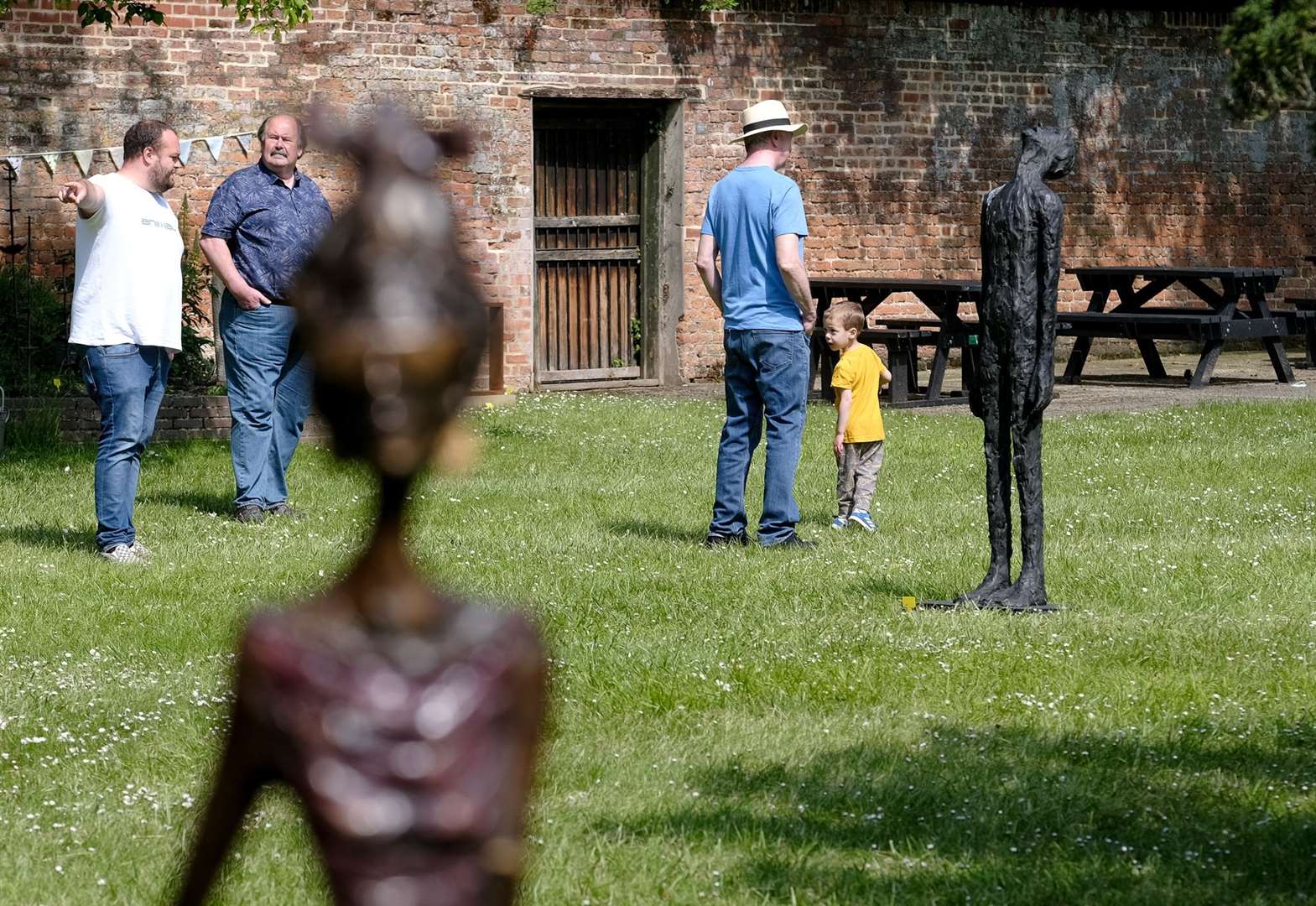 Shaw House - Altered States Open Air Sculpture Exhibition Ref: 22-0821 Picture by Phil Cannings