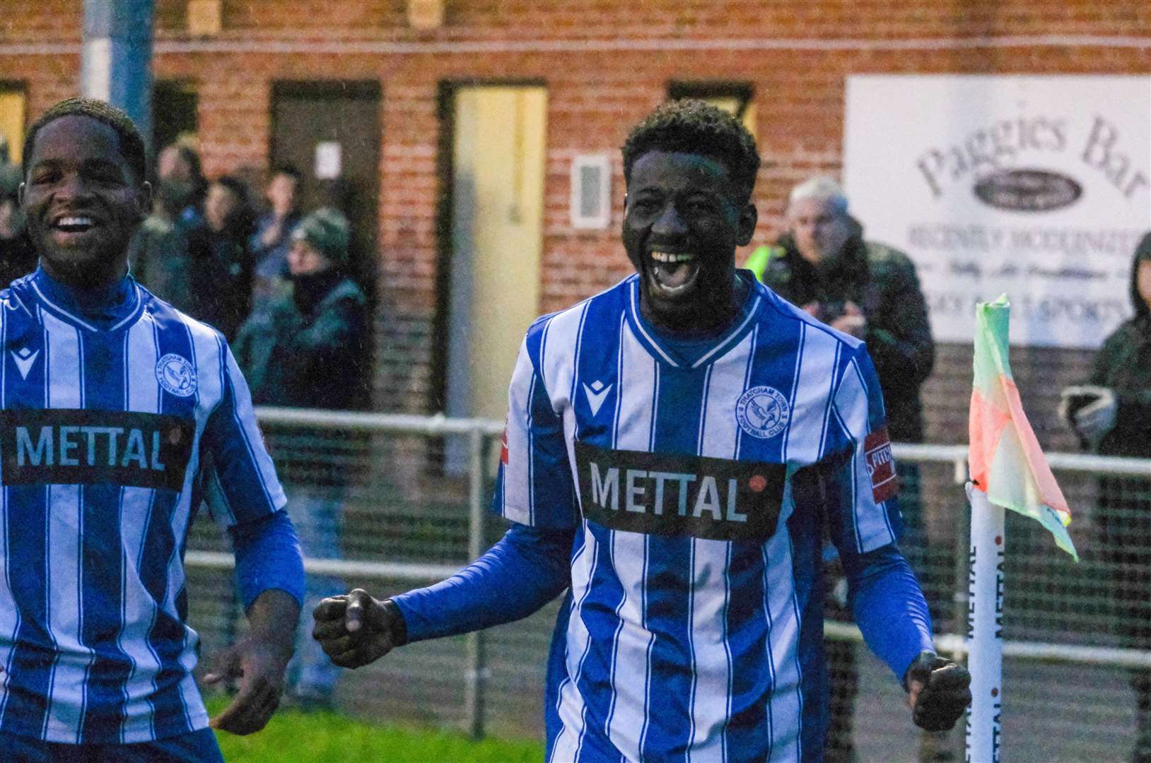 Yashwa Romeo was full of praise for Mo Ceesay, who has scored nine goals despite having to play in a variety of different positions. Picture by Phil Cannings