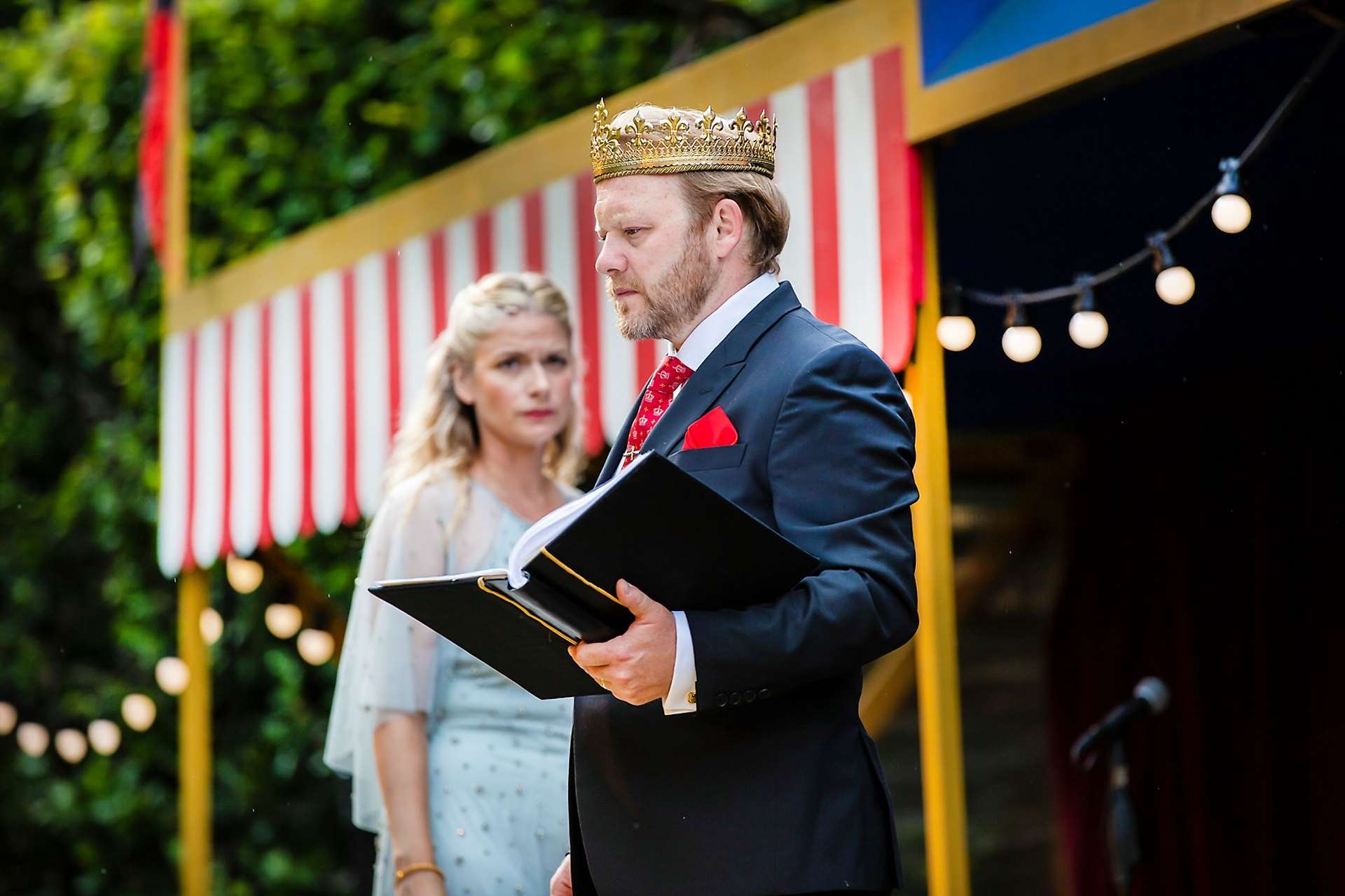 Caroline Sheen and Michael Jibson Picture: Pamela Raith Photography