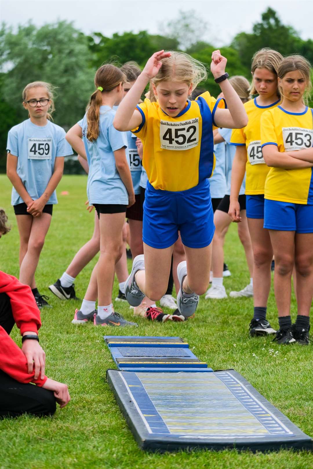 Standing Long Jump for Brightwalton Year 5 & 6 Girls