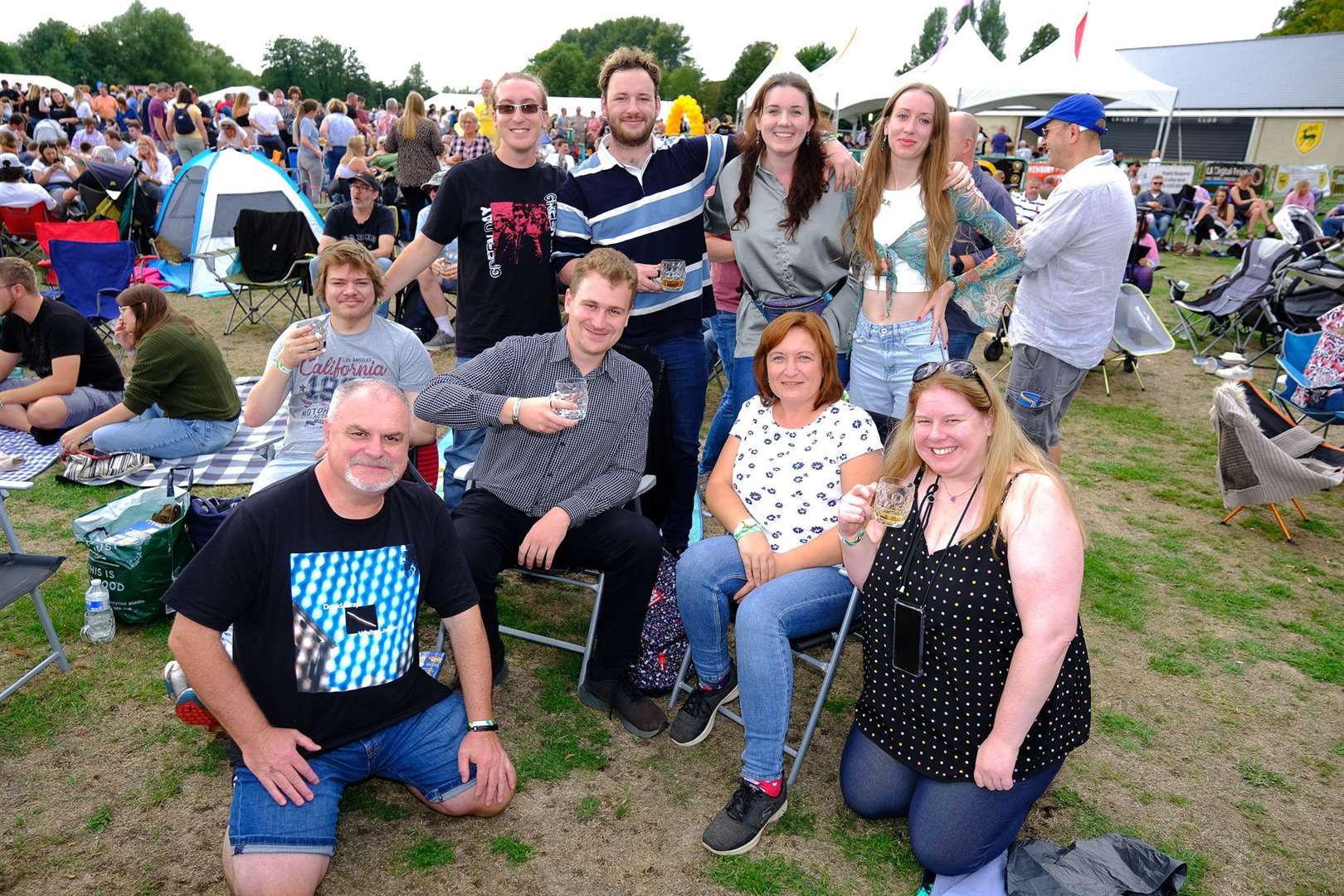 Guests attending the Newbury Real Ale Festival