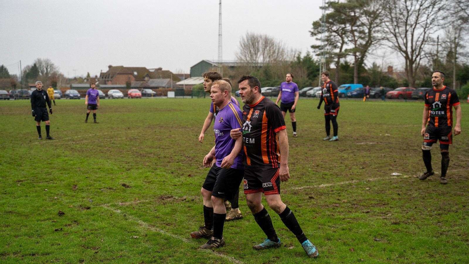 NWX in a recent clash with Plough on the Green in Newbury Sunday League - Photo: @ciaranquinnedits