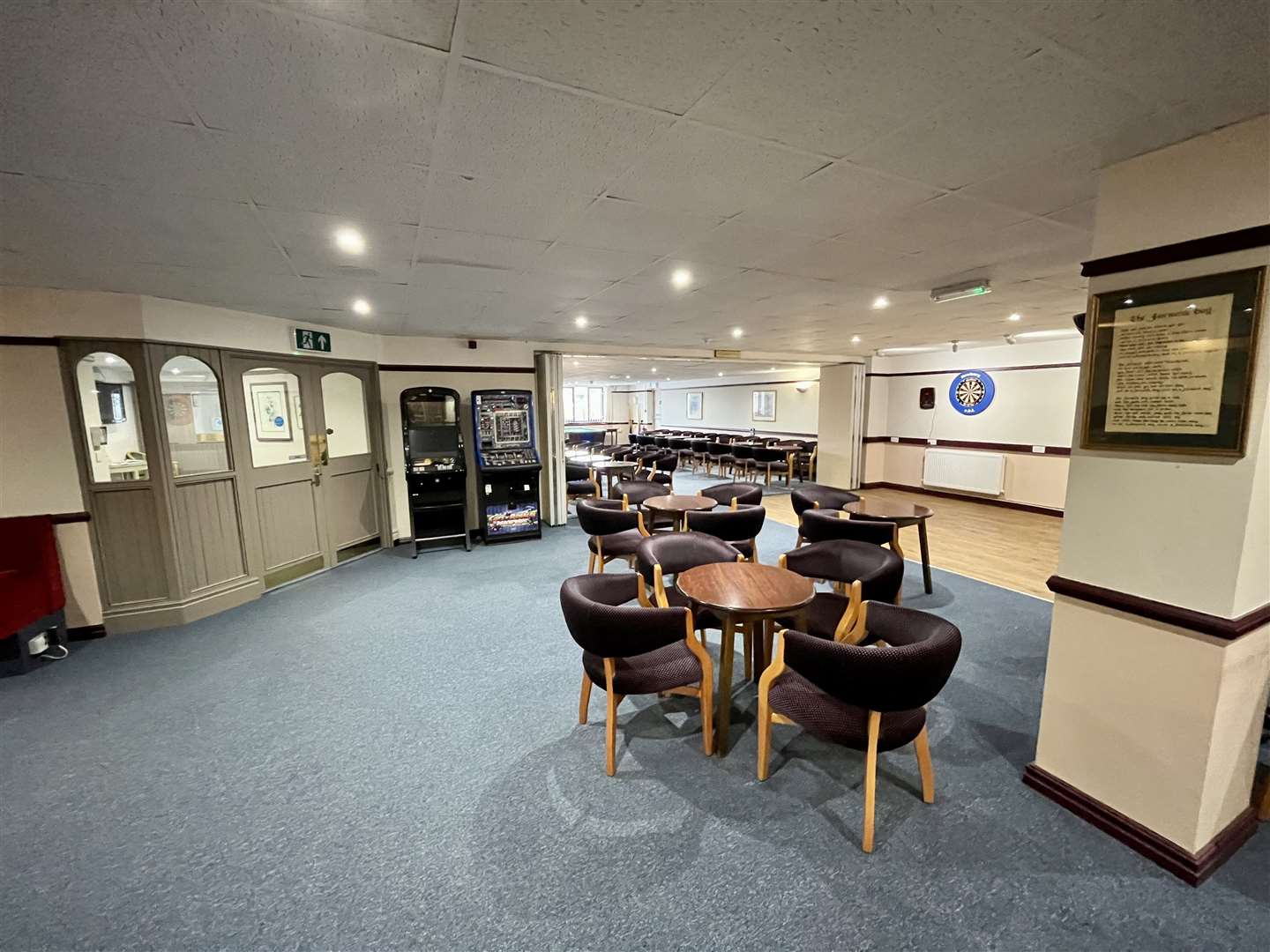 The recently refurbished Pelican Lounge