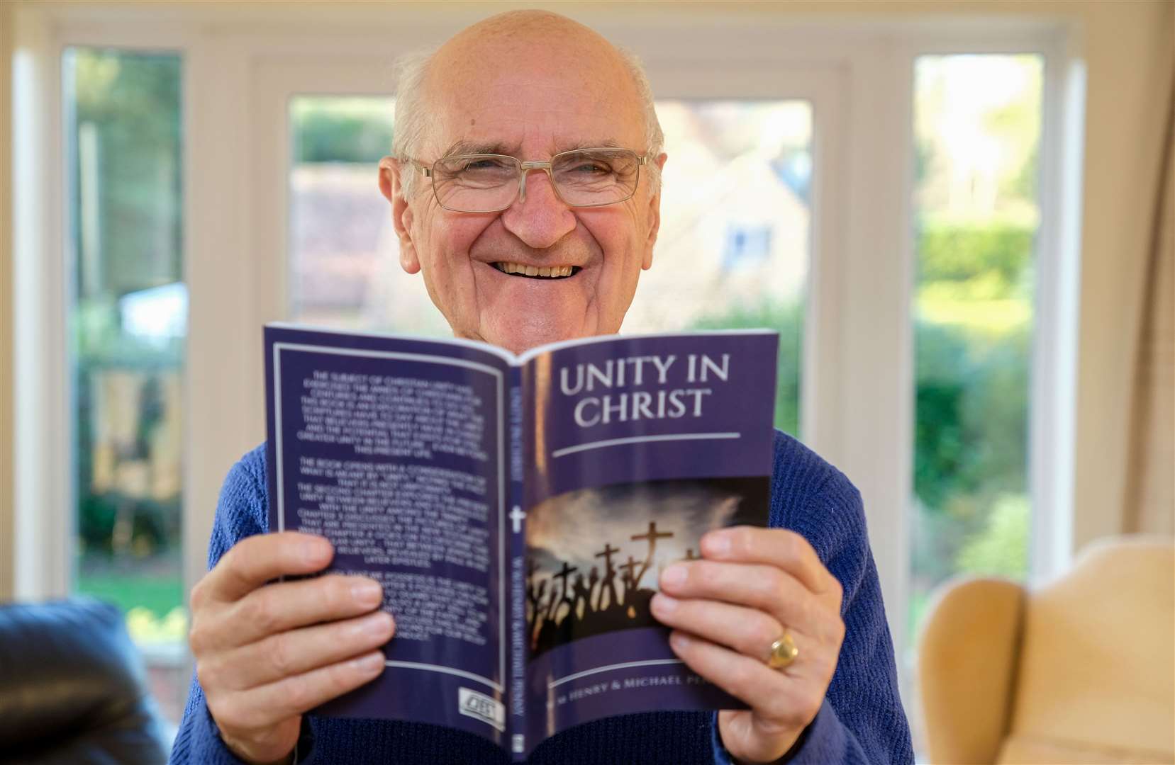 Michael Penny with his new book