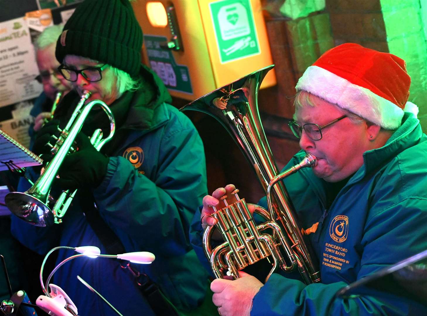 Hungerford Christmas light switch on