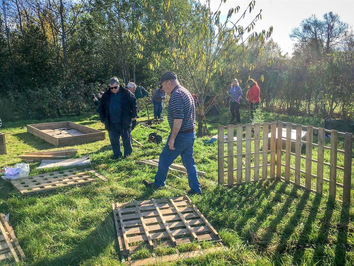 The community garden is now open. Picture by: BBOWT. (54118237)