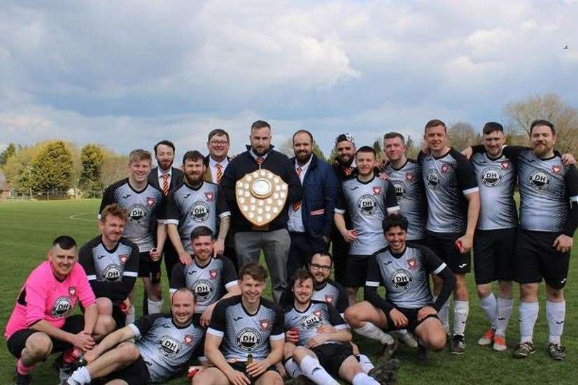 Diamond FC win the 2021/22 Jim Wild Memorial Shield