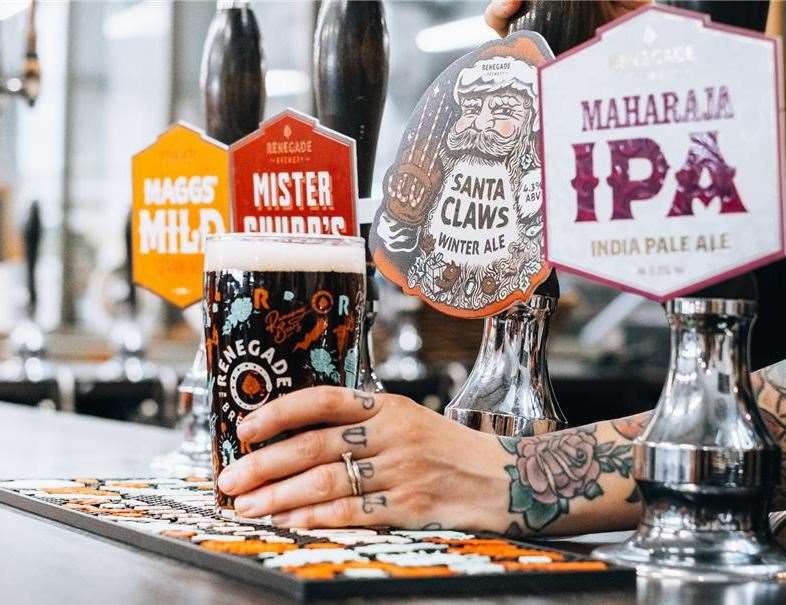 Win a £100 voucher to spend at the Renegade Brewery Taproom, Shop, and Kitchen