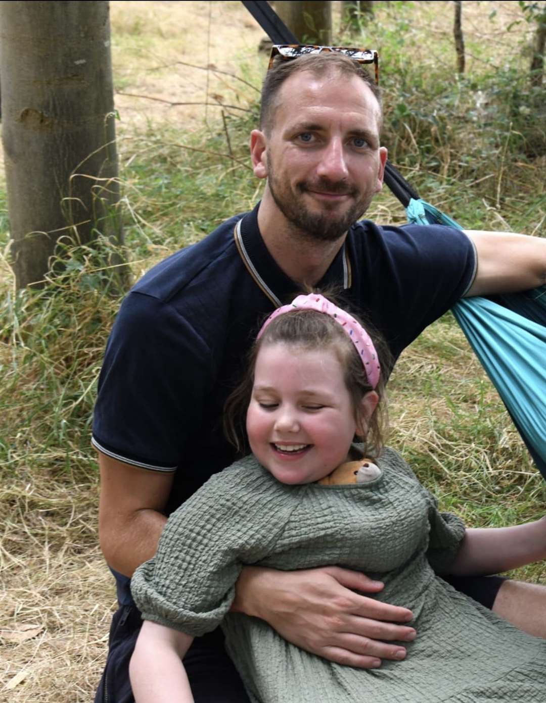 Matthew Taylor wants to give his TCS London Marathon medal to daughter Olivia (Handout/PA)