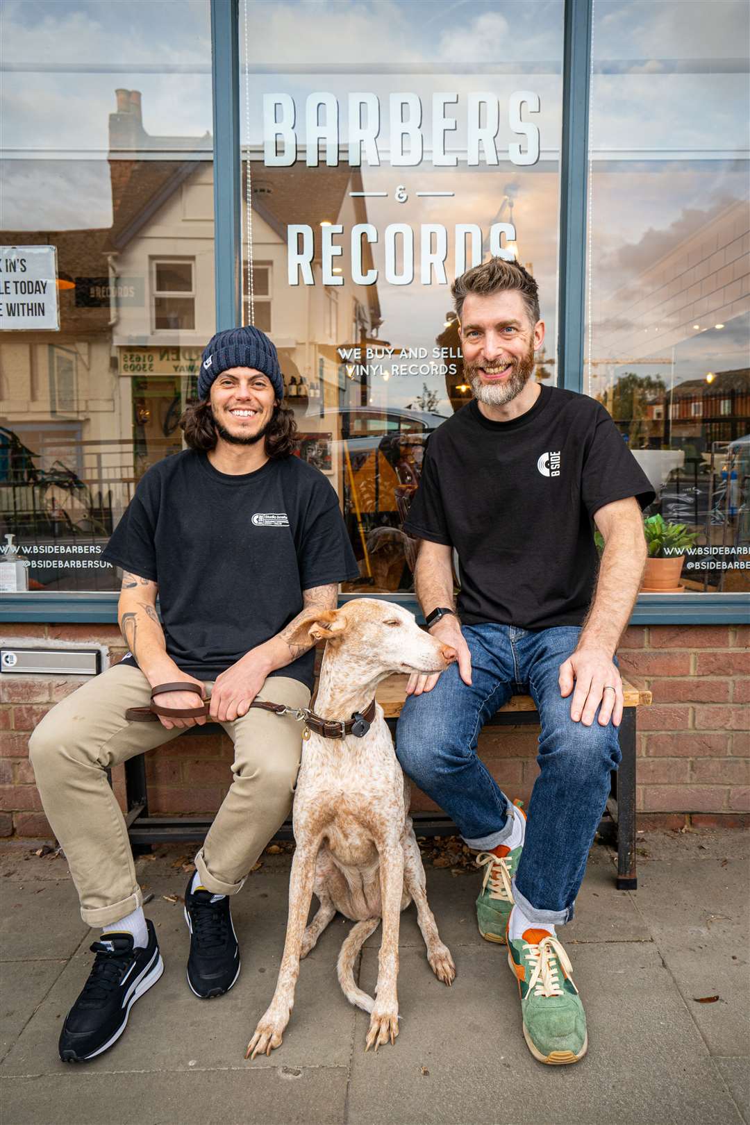 Alex Smith and Paul Cripps with Bea